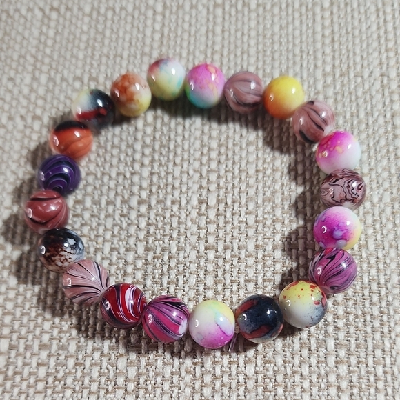 Hand Crafted Jewelry - Colorful Beaded Bracelet